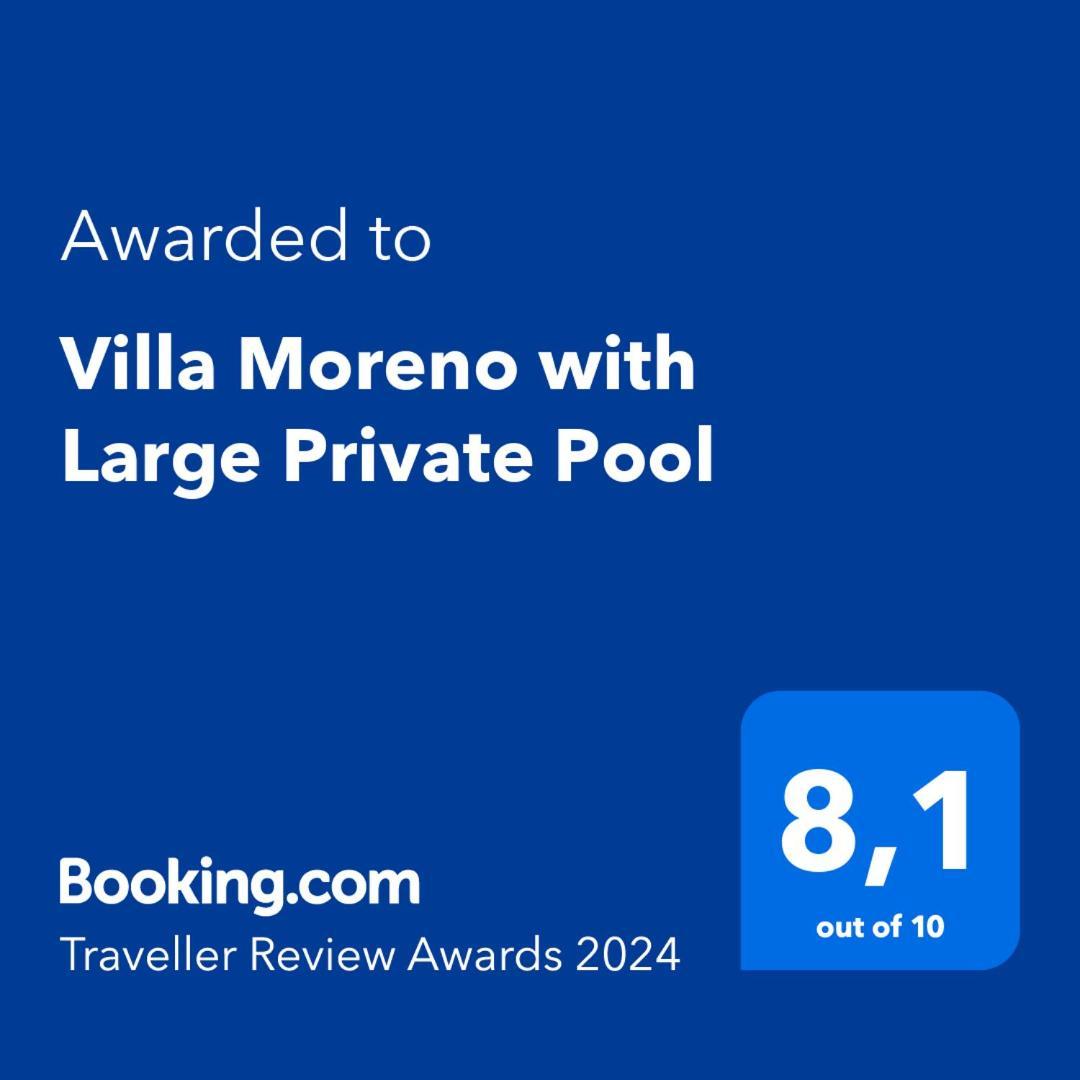 Villa Moreno With Large Private Pool Шабія Екстер'єр фото